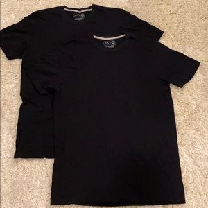 2 NWOT Jockey Black T-Shirts!